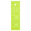 Acrylic Quilting Ruler, 2.5 inch x 8 inch | Small Ruler for Sewing, Measuring and Cutting Quilt Fabric | Straight Edge Tool for Jelly Rolls, Mini Charm Pack Quilts, and DIY Craft Projects, Green