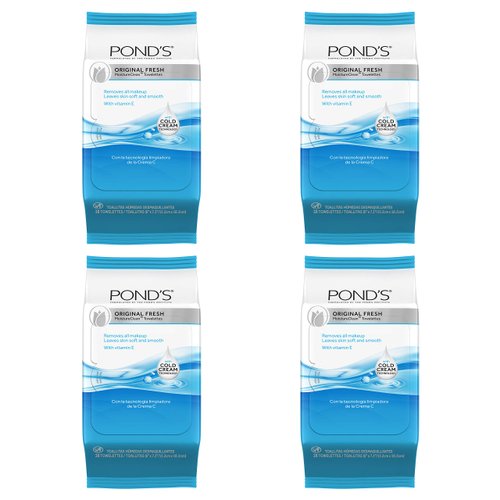 Pond's Makeup Remover Wipes, Original Fresh, 28 ct