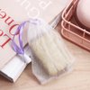 Pokinge 50 PCS Face Cleansing Tool Foaming Net Hand Soap Foaming Net Cleansing Soap Net Foam Net Bag Bath Products Colorful Ribbon