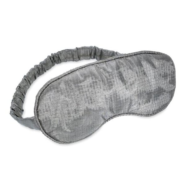 TRU47 Pure Silver & Silk Sleep Mask - Luxury Eye Masks for Women & Men/Travel Essentials/99% Pure Silver Thread/6 Layers of Comfort/Blackout Sleeping Cover/Perfect for Restful Sleep