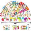 48PCS Art Party Favors 24PCS Tattoos 24PCS Slap Bracelets Wristbands Themed Birthdays Party Supplies Decorations Decor Artistry Painting Creativity Pattern Girls Boys Gifts Classroom Prize Reward