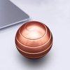 Metal Kinetic Desk Toy, Optical Illusion Fidget Spinning Top Ball, Unique Executive Stress Relief Gift for Adults & Kids