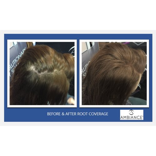 Ambiance Dry Shampoo–3-in-1 Cleans, Covers & Conceals. Absorbs Oil to Refresh Hair, Boosting Body & Shine. Covers Roots & Gray Between Colorings. (Combo- Brush + Refill, Blonde)