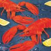 The Lobster Shack Lunch Napkins 40CT | Two Packs of 20CT Paper Luncheon Napkins | Artist: Two Can Art (Patti Gay)
