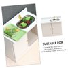 HONMEET Doll House Kitchen Sink Miniature Cabinet Scale Dollhouse Furniture for Kitchen Bathroom Decor Miniature Accessory for Dollhouse Interiors