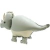 4D Wildlife Jungle Triceratops Dinosaur Balloon Wild One Safari Forest Woodland Animal Dino Party Supplies, 4 Pack Self-Standing Dinosaur Foil Balloons Cute Matte Dinosaur Balloons Dino Birthday Decor