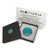 GOPILLABLE Pill Box Pill CASE for Pocket OR Purse Teal Design Pill Organizer for Travel Small Pill Box/Pill case