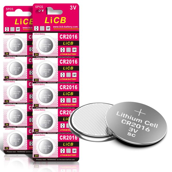 LiCB CR2016 3V Lithium Battery(10-pack)