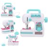 Drfeify Children Sewing Machine Toy,Portable Electric Medium Size Sewing Machine Toys Kids Beginners
