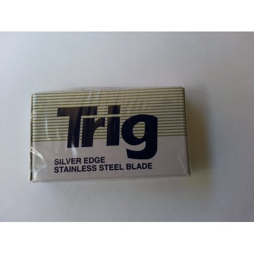 TRIG Silver Edge Stainless Double Edge Razor Blades (100)
