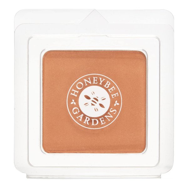 Honeybee Gardens Pressed Mineral Powder Foundation Refill, Sultana, Deep Mocha Shade, Adjustable Coverage, Natural Finish, With Botanical Extracts And Vitamin E, 7.5g
