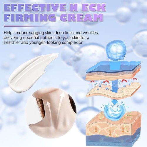 BKX Neck Cream, Advanced Anti-aging Neck Cream, Skin Care Moisturizer Face Cream, Hydrating Neck Cream for Fine lines, Loose & Sagging Skin On Face, Neck