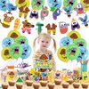 Hey Dugee Party Decorations Hey Dugee Birthday Party Supplies Includes Birthday Banner, Cake Topper, Cupcake Topper, Balloons