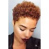 BeiSD Short Afro Kinky Curly Haircuts Short Afro Curly Synthetic Wigs for Black Women African American Women Wigs (YB1091-30#)