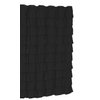 Ruffled Black Fabric Shower Curtain Size 72 x 72 inch