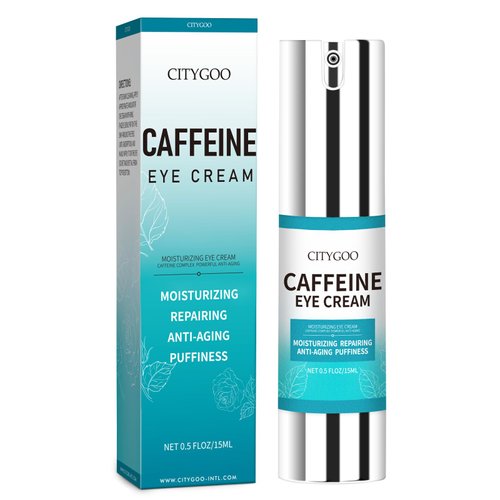 CITYGOO Snail Eye Stick for Dark Circles: Anti Wrinkle Snail cream Eye Puffiness Treatment (Caffeine Eye Cream)