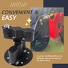 AFEISOL Pack Mount with Keys Locking Fit for RX-PM Pack Mount Rotopax Mounting Kit Compatible with Gasoline Pack & Water Pack Mount Lock,Black