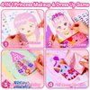iGetooy 4-in-1 Dress Up Game Set Princess Fantasy Makeup, Pretty Pretty Princess Game, Girls Toy Kit with Diamond Painting & Princess Dress Up Set, DIY Paper Makeup Arts and Crafts for Kids 4-6