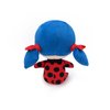 ZippyPaws Cheeky Chumz Plush Dog Toy with Squeaker, Stuffed Chew Toy Double Lined for Durability, Miraculous Ladybug