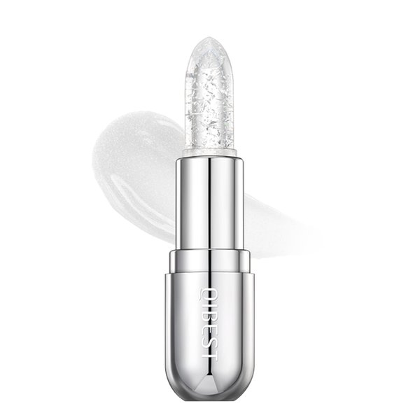 Glitter Balm Long Lasting PH Lipstick, Jelly Color Changing Shimmer Lip Gloss Tinted Lip Stain Vegan & Cruelty Free, Hydrate & Plump Glimmer Natural Pink Magic Sparkle Glow Confetti Lipstick - 01