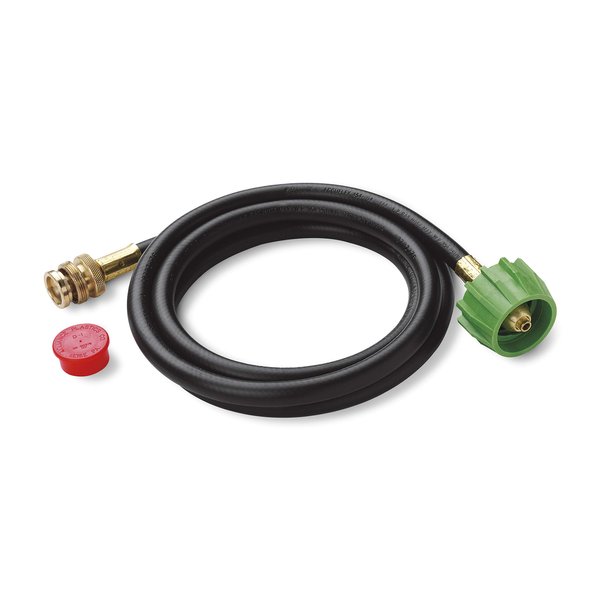 Weber Adapter Hose for Weber Q-Series and Gas Go-Anywhere Grills, 6-Feet , Black