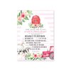Hadley Designs 25 Farm Birthday Invitations Girl Birthday Invitations Animals - Barnyard Kids Birthday Invitations Farm Party Invitations for Girls, Farm Invites