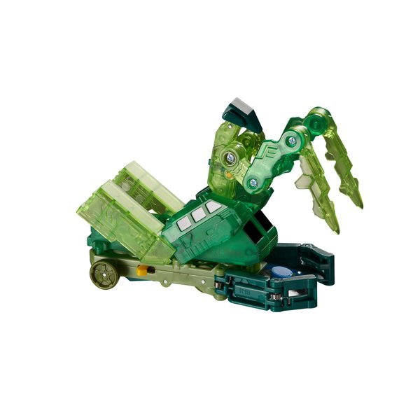 Screechers Wild US683123 Level 2 Gatecreeper Flipping Morphing Toy Car Vehicle 3” x 2”, 3" x 2", Green