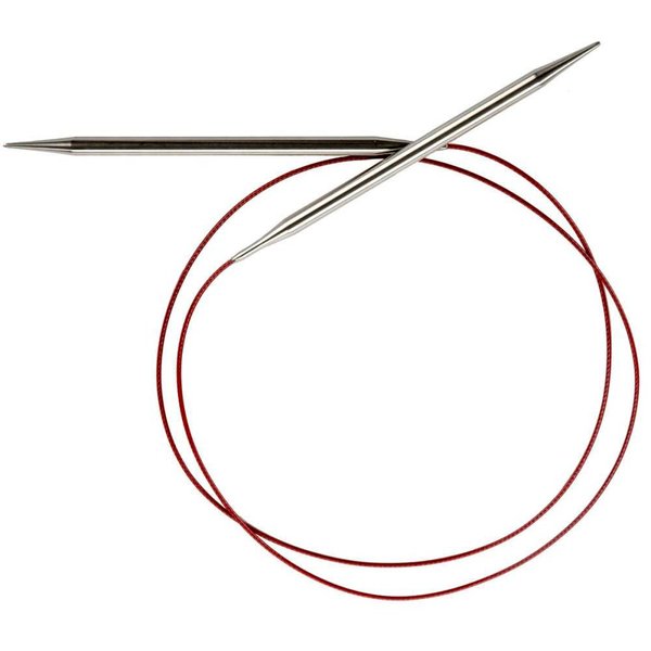 ChiaoGoo Red Lace Circular 40 inch (102cm) Stainless Steel Knitting Needle Size US 19 (15mm) 7040-19