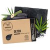 SoapFactory Organic Black Soap Bar with Activated Charcoal for Men and Women,100% Natural Facial Cleanser, Face and Body, Vegan, Handmade, 3.88 ounce