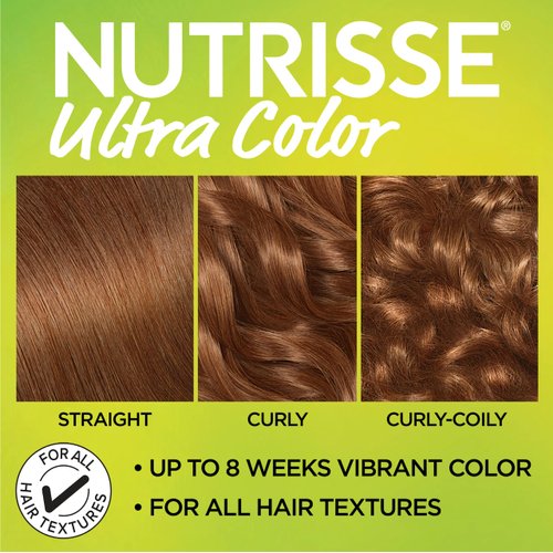 Garnier Hair Color Nutrisse Ultra Color Nourishing Creme, B4 Golden Mahogany Brown (Caramel Chocolate) Permanent Hair Dye, 2 Count (Packaging May Vary)