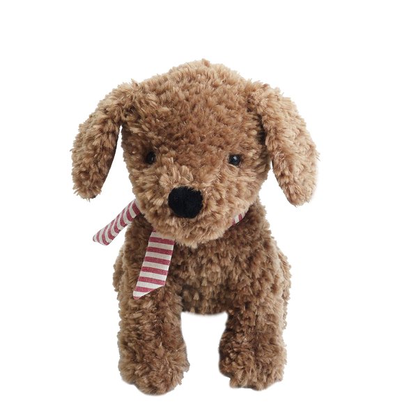 MON AMI Duke The Labradoodle Dog Stuffed Animal – 11”, Hand Crafted & Soft Cuddly Dog Plush Toy Gifts for Little Boys/Girls & Kids of All Ages