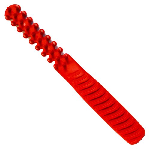 Hair Brush Comb Hybrid For Women Men Girls Boys Thick Curly Fine Short Long Hair Beards Toddler Kids Dog Grooming Tool Blow Drying Wet Dry 3/4 Inch Professional Use Detangler (Rich Red)