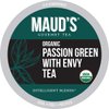 Maud's Organic Green Tea Passion (Passion Green With Envy Tea), 24ct. Solar Energy Produced Recyclable Single Serve Organic Green Tea Pods – 100% Organic Green Tea California Blended, KCup Compatible