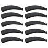 10PCS Black Banana Hair Clip, Hair Clip Clamp, Elegant Ponytail Holder Hair Accessories