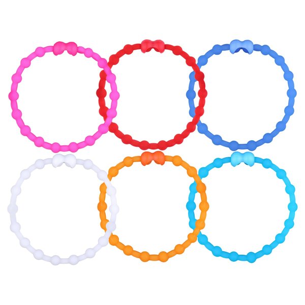 Fire and Ice Pack PRO Hair Ties: Easy Release Adjustable for Every Hair Type PACK OF 6