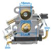 FitBest 574719402 Carburetor with Air Filter Fuel Line/Filter for Husqvarna 235 235E 236 236E 240 240E Chainsaw Jonsered CS2234 CS2238 CS2234S CS2238S Replaces 545072601 586936202 C1T-W33C Craftsman