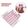 2PC Baseball Hair Bow Clips with 6PC Baseball Hair Ties for Women Girls Cheer Dress up Hair Accessories