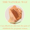 Bacofa Labour/Birthing Comb For Labor Pain Wooden Comb For Labor And Delivery Essentials Natural Pain Relief Acupressure Tool Labor Pain Relief Gifts for Pregnant Women
