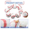 Weoxpr 24 Pack Mini Foam Baseballs - 2 Inch Soft Baseball Toys Squeeze Stress Relief Balls for Kid Themed Party Favors, Sports, Gifts