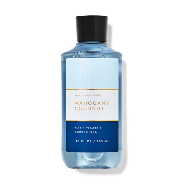 Bath & Body Works Mahogany Coconut Men's 3-IN-1 Hair & Body Wash 10 Oz. (Mahogany Coconut)