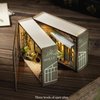 Spilay DIY Miniature Dollhouse Kit with Wooden Furniture, and LED DIY Dollhouse Kit, Handmade Crafts, Birthday, Christmas and Valentine's Day Gifts-Molly GAEDEN
