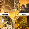 Extra-Long 66FT Christmas Lights Outdoor/Indoor, 200 LED Upgraded Super Bright String Lights, Waterproof 8 Modes Plug in Twinkle Fairy Lights for Christmas Tree Christmas Decorations (Warm White)
