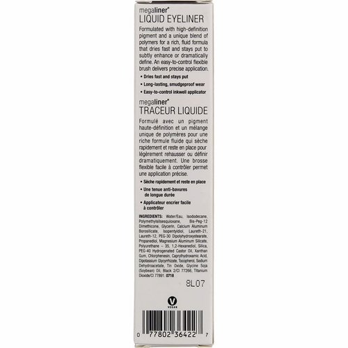 Wet N Wild MegaLiner Liquid Eyeliner Gun Metal (Pack of 4)4