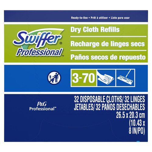 Swiffer Sweeper Dry Sweeping Pad, Multi Surface Refills for Dusters Floor Mop, Unscented, 32 count