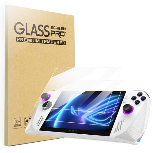 Compatible for ROG Ally Screen Protector, [2 Pack] 9H Tempered Glass Screen Protector Film Compatible for ROG Ally Handheld Game (2 pack)