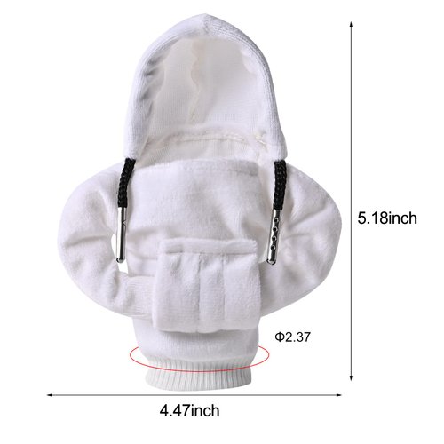 Car Shift Knob Hoodie,Automotive Interior Accessories,Fashionable Hooded Shirt, Funny Gear Shift Knob Shirt Sweater,Birthday Gift, Christmas Gift, Gift for Son Daughter wife Husband Friends.(White)