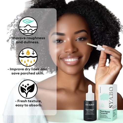 Facial Oil With Seed Extract, Lightweight & Non-Greasy Recovery Facial Oil, Hydrating Facial Oil Infused with Vitamin E, C & 11 Pure Seeds Facial Oil Blend for Skin Care, 1 FL OZ