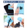 400PCS Lint Free Nail Wipes Glue Wipes Lash Extensions EBANKU Soft Blue Lash Glue Nail Polish Remover Cotton Pads Eyelash Extension Supplies