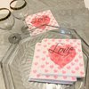 20-ct 13x13 Heart Napkins for Decoupage Valentine's Napkins for Decoupage Love Letters Napkins Valentine Paper Napkins Love Heart Napkins Pink Valentines Napkins Valentine's Day Napkins