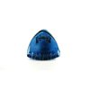 Generic Small clear triangle blue brown purple hair claw clip (Primary color: Brown), 1 Count (Pack of 1)